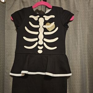 H&M Black Dress with White Trim